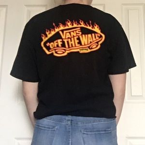 vans x thrasher cropped shirt